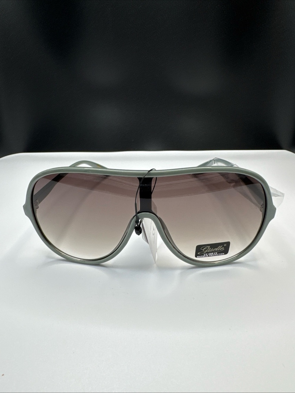 Women's Oversized Gray Gradient Lens Sunglasses